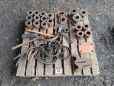 Quantity Simba spares and wear metal and spacers for DD rings