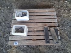 Quantity PTO extensions, tines and brackets and CultiPress levelling tines