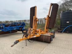 1996 Simba 6.6m vertical folding cambridge rolls with breaker rings. Model No: CA/503/66/FW. Serial