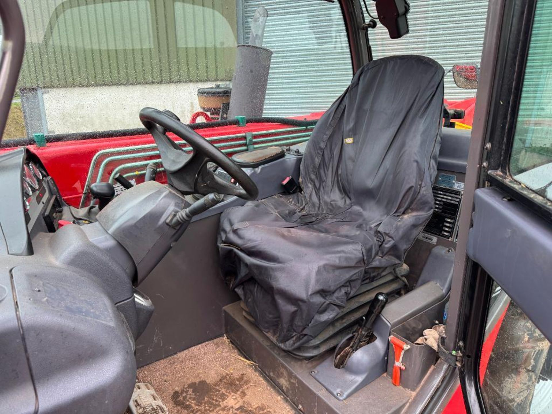 2013 Manitou MLT735-120 Classic materials handler with Manitou headstock and pallet tines on Micheli - Image 13 of 17