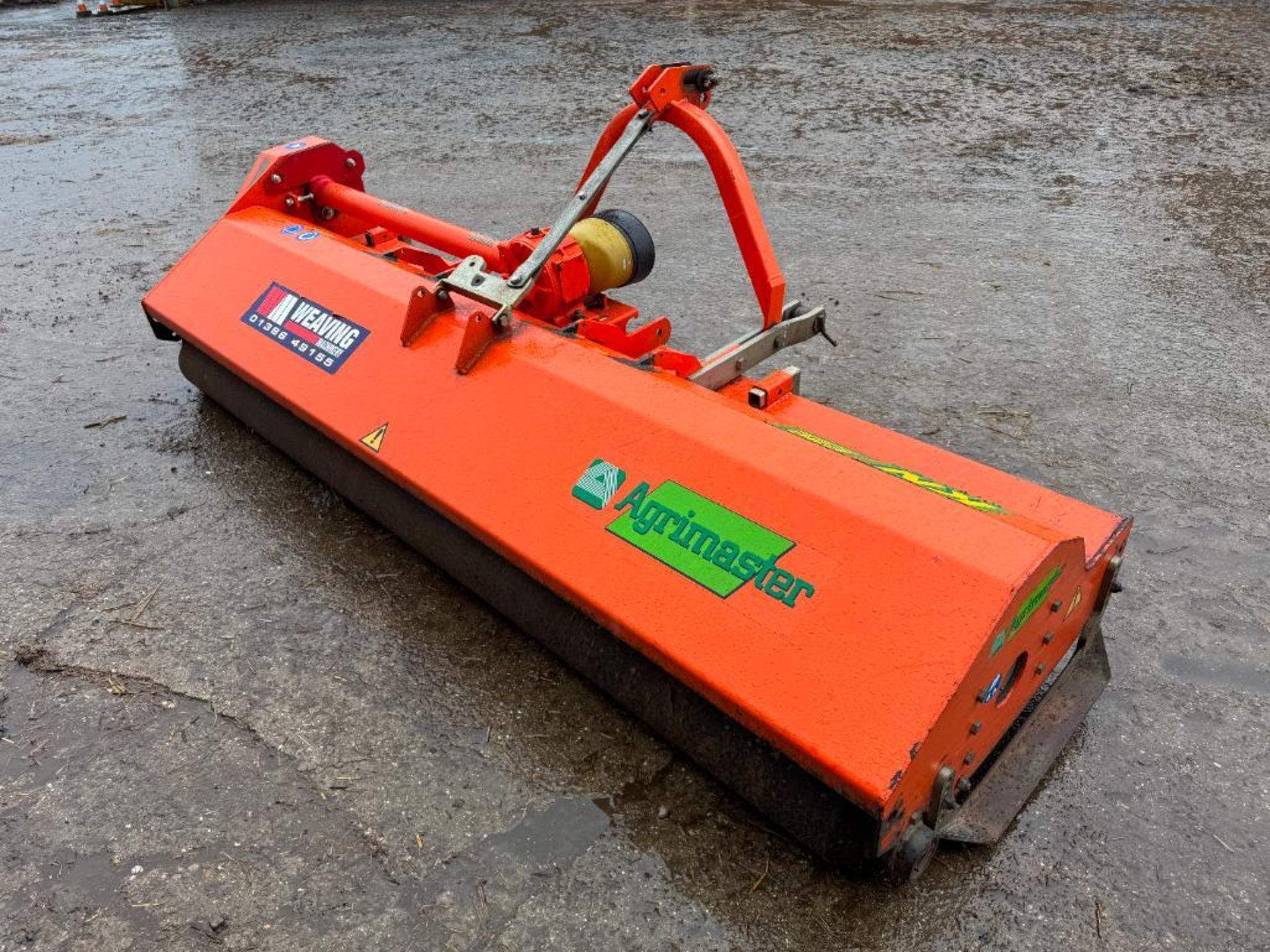 2012 Agrimaster KN280 2.8m flail mower, linkage mounted, PTO driven. Serial No: 22832 - Image 3 of 6