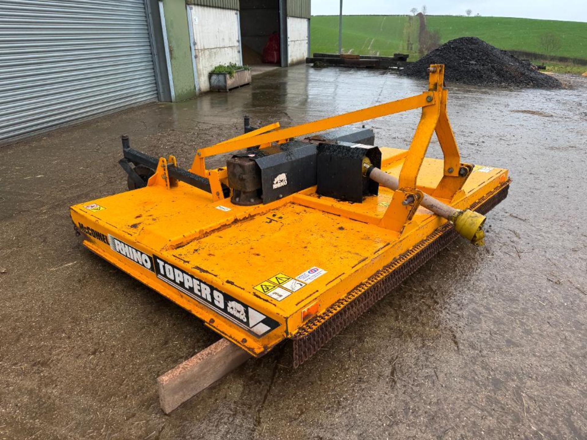 McConnel Rhino Topper 9, linkage mounted. Machine No: 1028281. Serial No: 1888/02 - Image 6 of 6