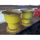 Pair John Deere 10" Gator rims