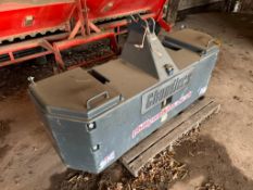 2021 Philip Watkins 1200kg front weight block with inset marker lights. Serial No: ATT01820