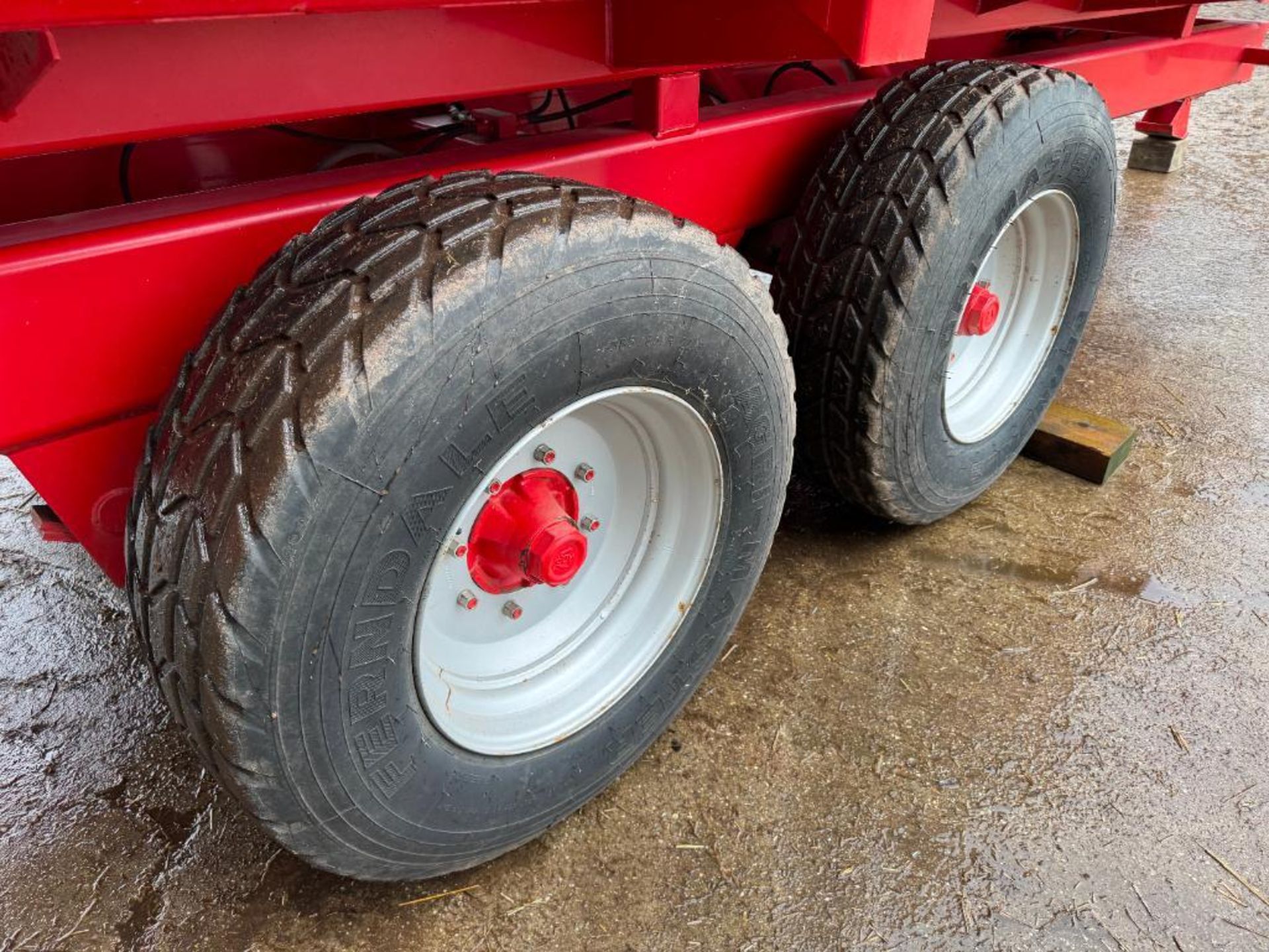 2008 AS Marston ACE 12t twin axle grain trailer with hydraulic brakes, manual tailgate and grain chu - Image 6 of 12