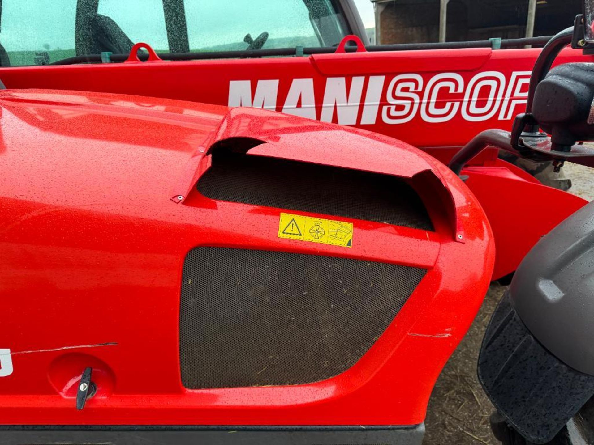2013 Manitou MLT735-120 Classic materials handler with Manitou headstock and pallet tines on Micheli - Image 10 of 17
