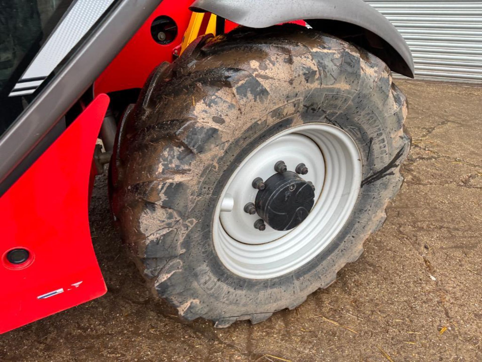 2013 Manitou MLT735-120 Classic materials handler with Manitou headstock and pallet tines on Micheli - Image 3 of 17