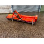 2012 Agrimaster KN280 2.8m flail mower, linkage mounted, PTO driven. Serial No: 22832