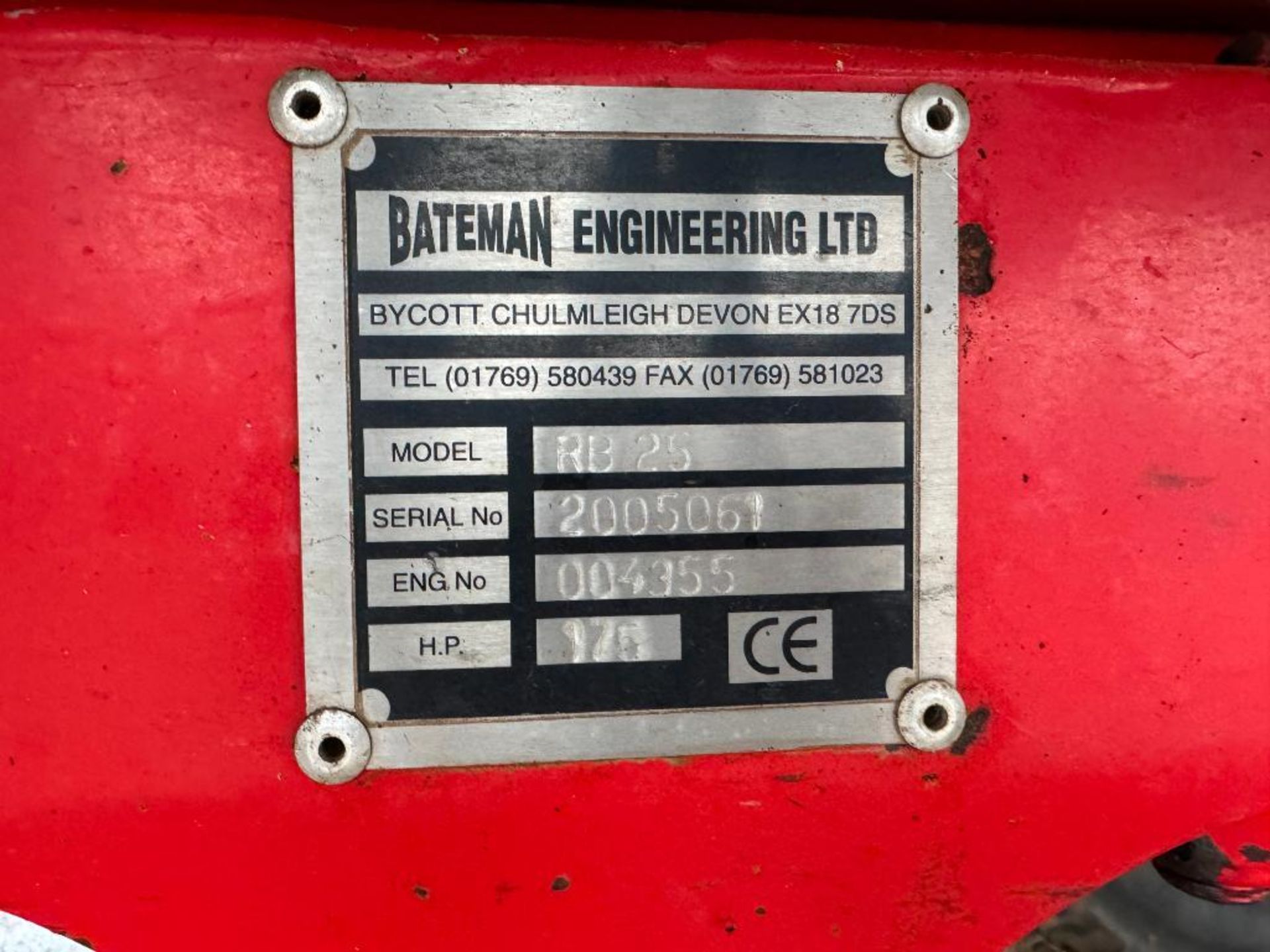 2005 Bateman RB25 24m self propelled sprayer with Bateman Contour booms, triple nozzle bodies, 3,000 - Image 3 of 29