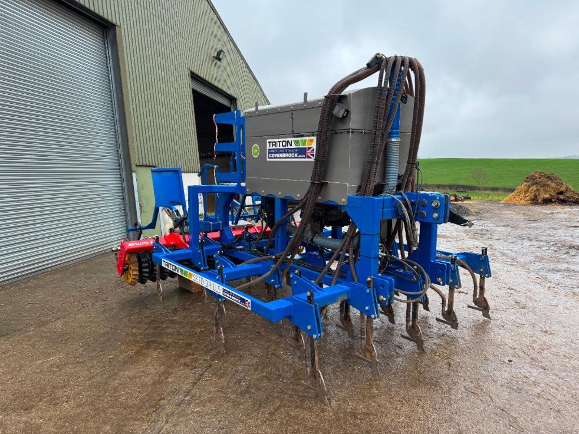 2021 Covenbrook Triton 3m seed drill with G�ttler Simplex packer, pre-em and tramline markers c/w re - Image 9 of 14