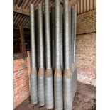 10No grain aeration pedestals