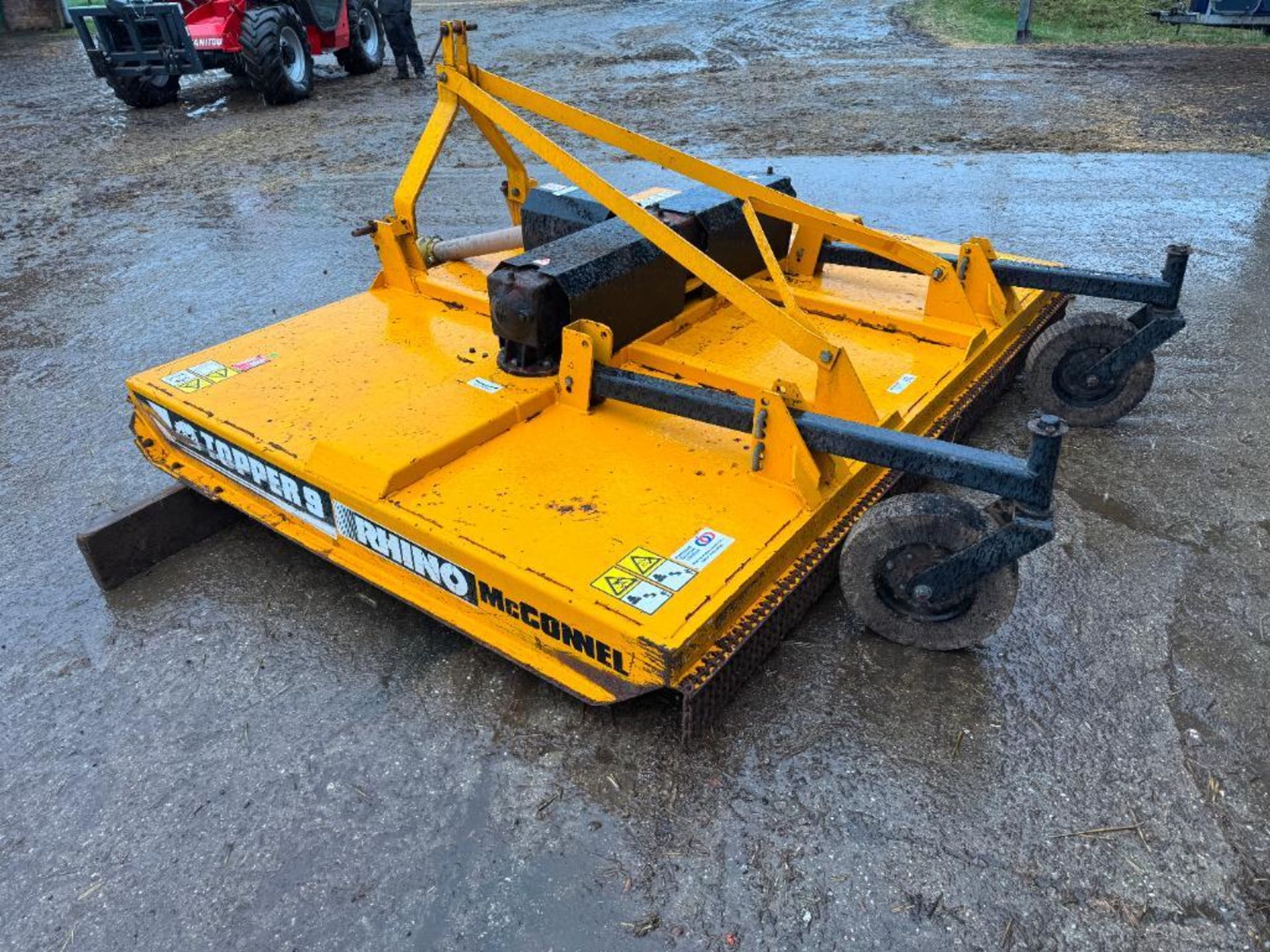 McConnel Rhino Topper 9, linkage mounted. Machine No: 1028281. Serial No: 1888/02 - Image 4 of 6