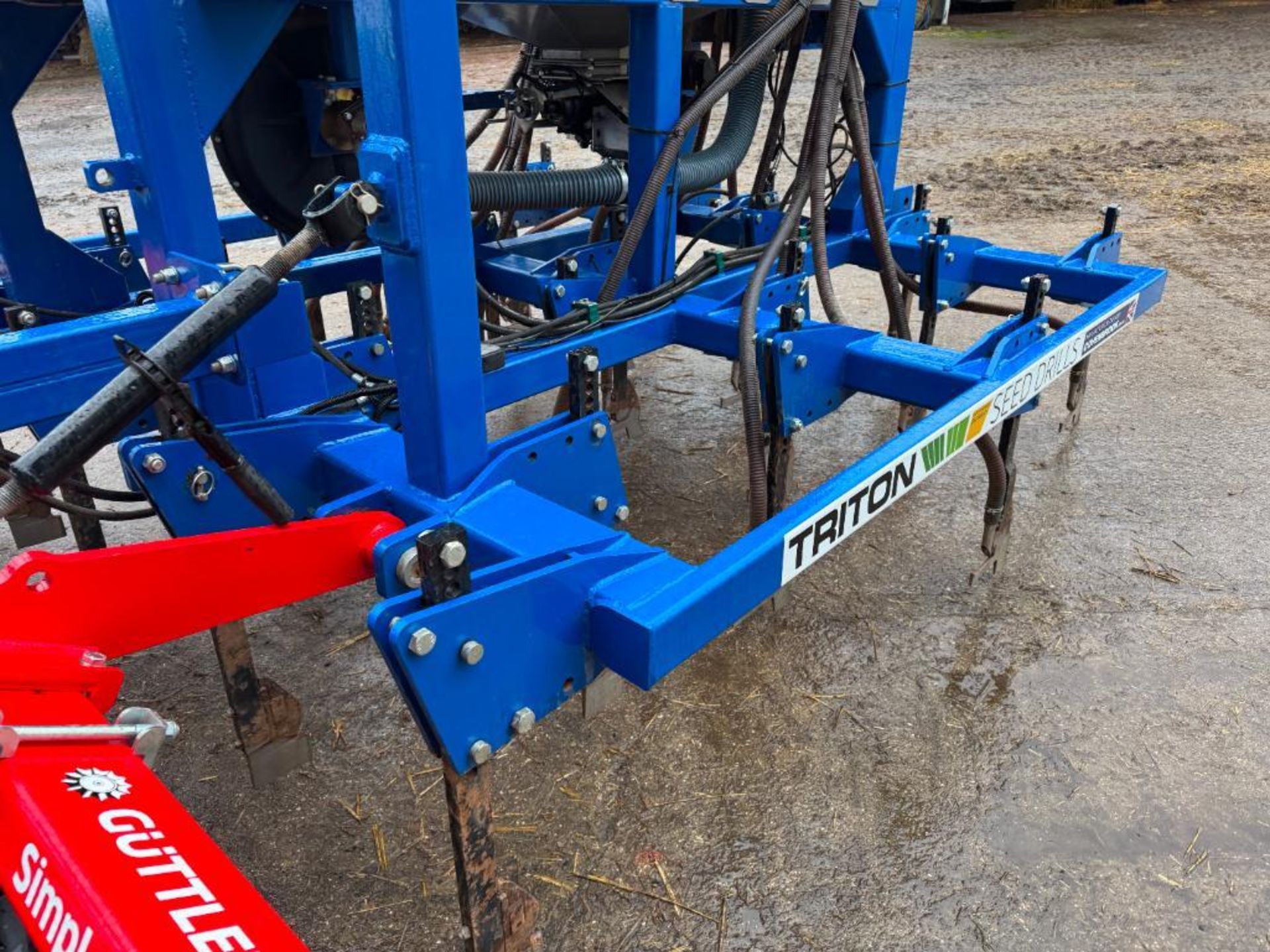 2021 Covenbrook Triton 3m seed drill with G�ttler Simplex packer, pre-em and tramline markers c/w re - Image 8 of 14