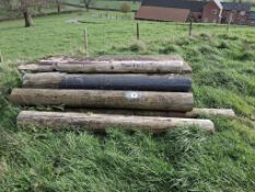 12No telegraph poles