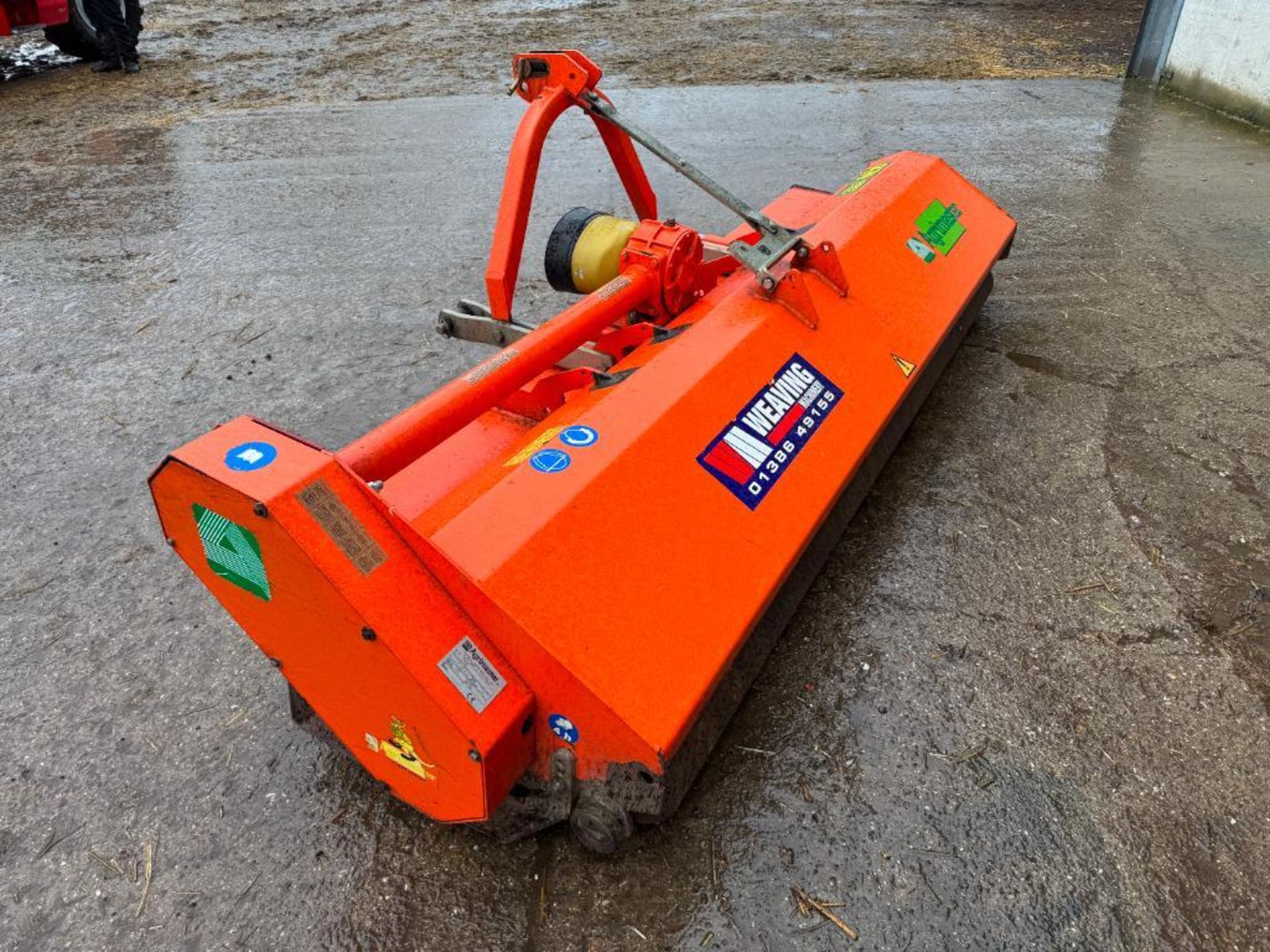 2012 Agrimaster KN280 2.8m flail mower, linkage mounted, PTO driven. Serial No: 22832 - Image 2 of 6