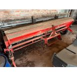 Tume Benedict 3m grass seed drill. Serial No: H07080