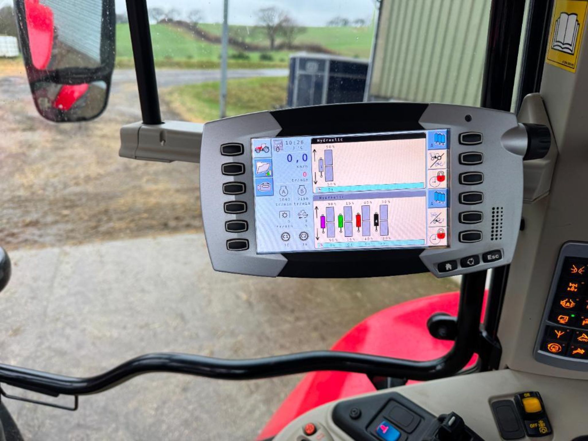 2018 Massey Ferguson 7718 Dyna-6 4wd tractor with front linkage, front and cab suspension, 4No elect - Image 17 of 17