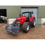 2014 Massey Ferguson 7626 Dyna-6 4wd tractor with front linkage, front and cab suspension, 4No elect