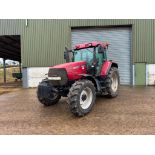 2000 Case MX120 4wd powershift tractor with 16No 45kg wafer weights, 3No manual spools on Vredestein