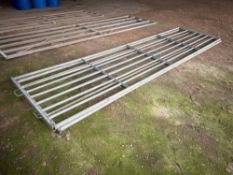 2No 14ft metal gates