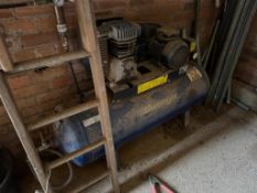 1998 Avenger workshop compressor, 130l, 3 phase. Serial No: 11248 - 095