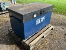 Site safe lockable storage box