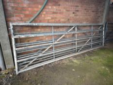 3No 14ft metal gates