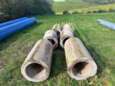 Quantity concrete culvert sections, 12