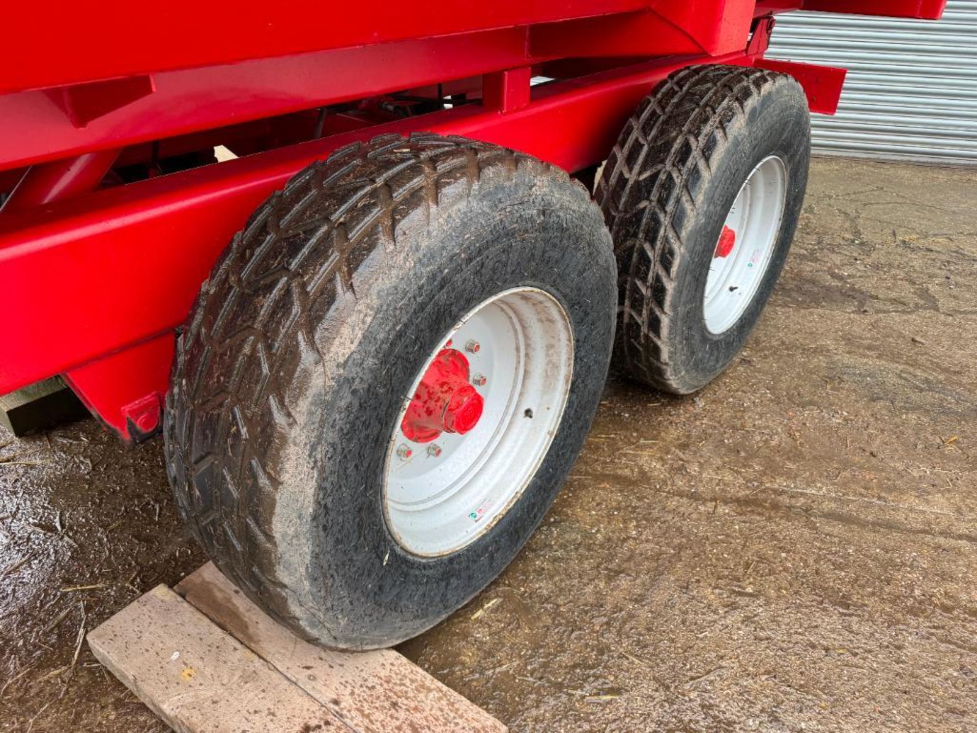2008 AS Marston ACE 12t twin axle grain trailer with hydraulic brakes, manual tailgate and grain chu - Image 3 of 12