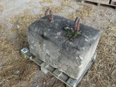 Rear concrete weight