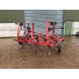 Kongskilde Vibroflex 4m manual folding with depth wheels.