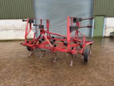 Kongskilde Vibroflex 4m manual folding with depth wheels.