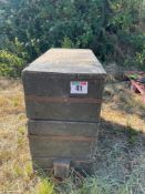Wooden chest