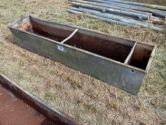 Galvanised 7ft water trough