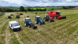 Sale by Auction of combine harvester, tractors, implements & spares together with butchery & catering equipment