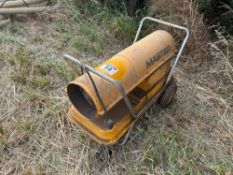 Master diesel space heater, single phase