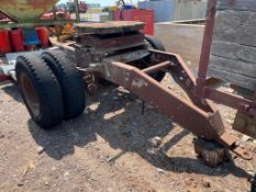 Dolly single axle braked, spares and repair
