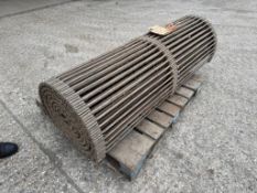 Main web 7.13m long x 1.625m wide, 40mm pitch