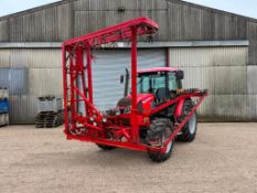 2010 Zetor Proxima 85 4wd tractor, 40kph with creeper gear complete with wraparound vegetable harves