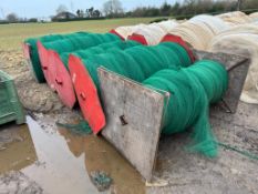 Vegetable netting covering, 12m wide to cover c.7 acres