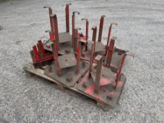 Quantity D W Tomlin Pelican tray holders