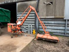 2016 Agrimaster Golden Shark R550W hedgecutter with 5ft flail head, joystick control. Serial No: 602