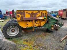 2007 Jones Engineering straw remover, PTO driven on Sempert 12.4R28 wheels and tyres. Serial No: JES