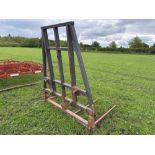 Bale spike with Euro 8 attachments