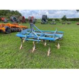 2015 Lemken Kristall 9, 7 leg cultivator to cross discs and rear crumbler. Serial No: 413385