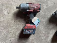 Milwaukee M18 3/4inch impact wrench with 4.0ah battery