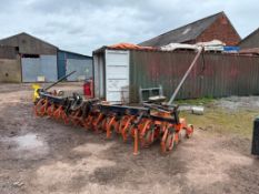 Stanhay Webb 12 row precision drill. Serial No: R590-211