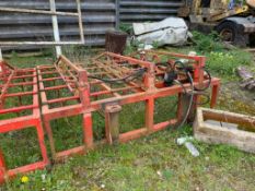 Browns twin bale grab with pin and cone attachments