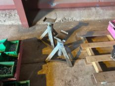 Pair heavy duty axle stands