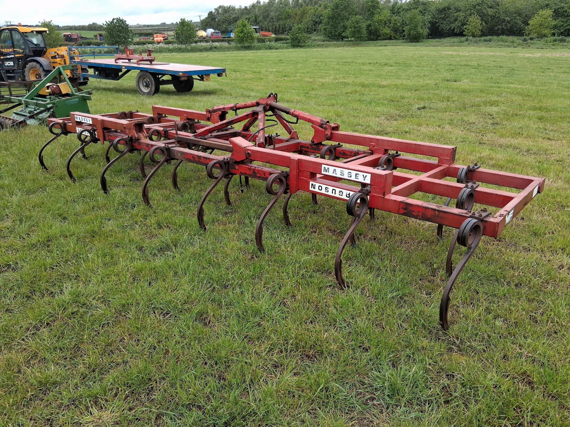 Massey Ferguson 23 springtine cultivator, hydraulic folding - Image 7 of 10